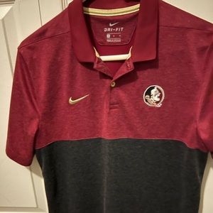 FSU Seminoles dri fit Polo Nike